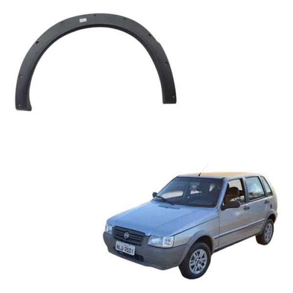  Moldura Paralama Dianteiro Esquerdo Fiat Uno 2012 100165926 Cinza