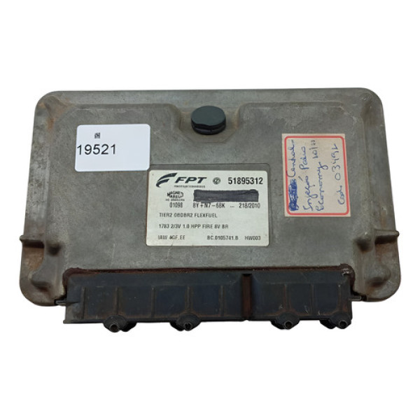 Módulo Injeção Fire Flex Fiat Palio 1.0 2005  2016 51895312 