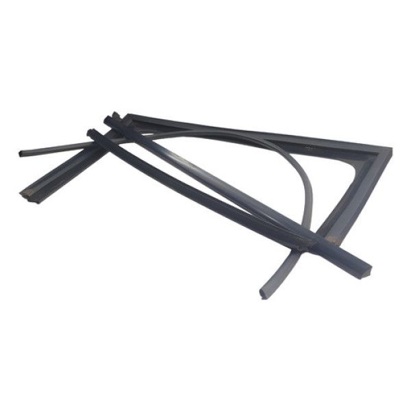 Kit Borracha Pestana Traseira Esquerda Citroen C4 2010 Preto