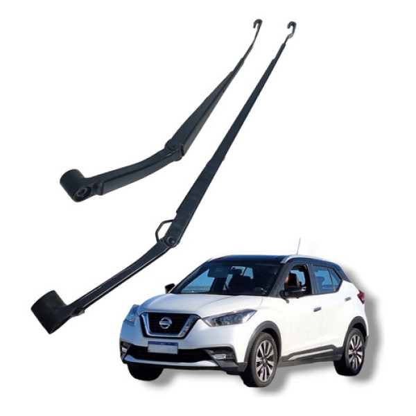 Par Braço Limpador Parabrisa Nissan Kicks 2016 A 2020
