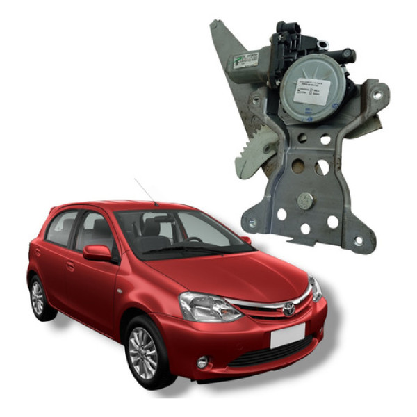 Maquina Vidro Elétrico Traseira Direita Toyota Etios 2012 20