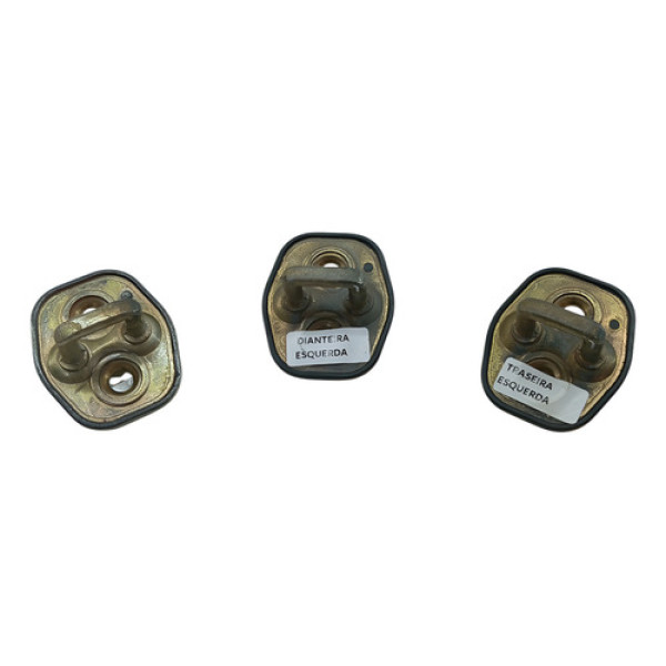 Jogo Batente Porta Citroen C3 2003 2012 Cinza