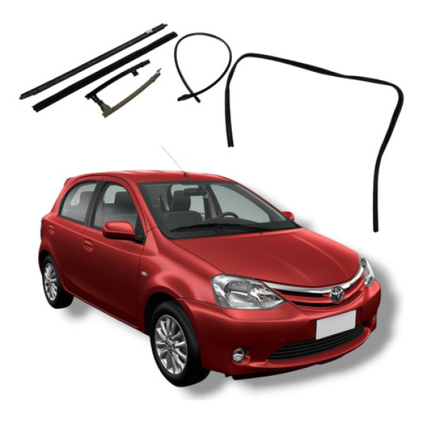 Jogo Borracha Porta Dianteira Direita Toyota Etios 2012 2020