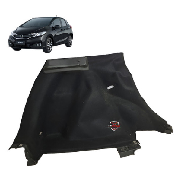 Forro Lateral Esquerdo Porta Malas Honda Fit 2017 Preto