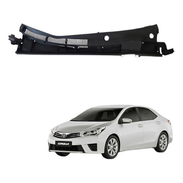 Grade Churrasqueira Parabrisa Toyota Corolla 2016 Completa Preto