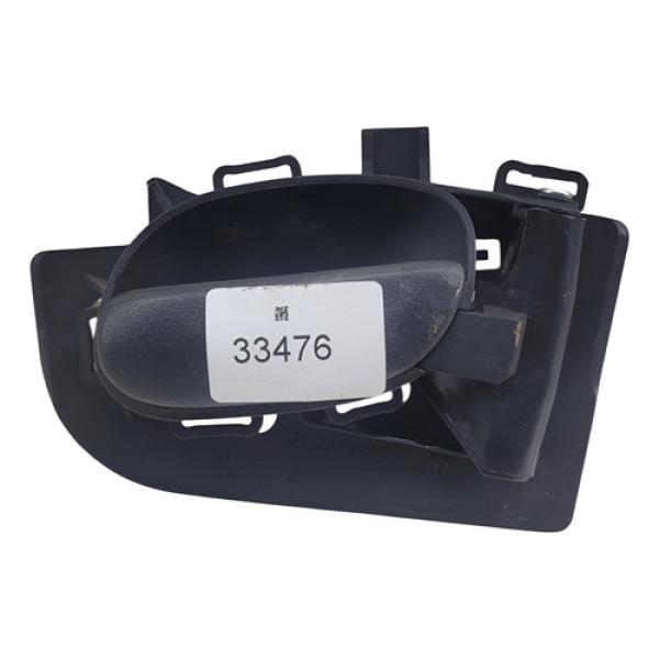 Maçaneta Interna Traseira Direita Peugeot 206 9623698077 Preto Traseira