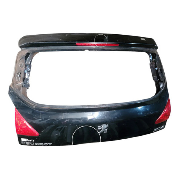 Tampa Traseira Peugeot 308 2012 Preto