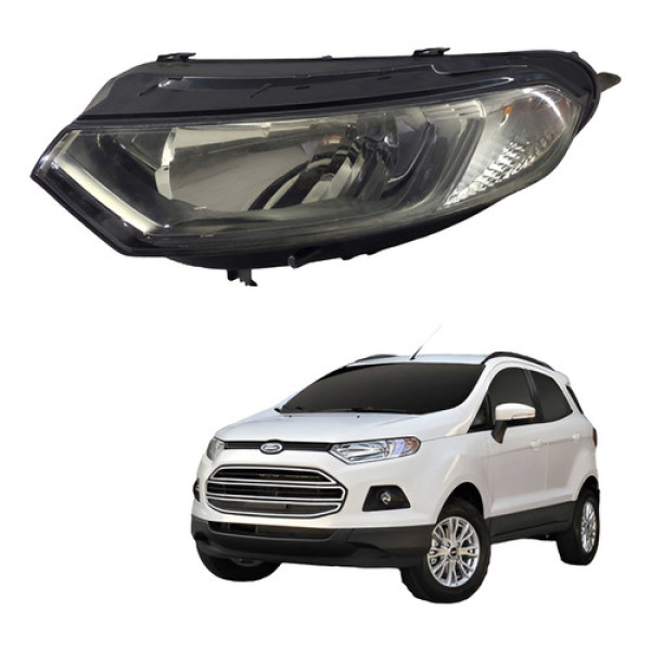 Farol Esquerdo Ford Ecosport 2013  2017 Esquerdo/motorista