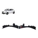 Par Soleira Acabamento Traseiro Chevrolet Onix 2014 Preto