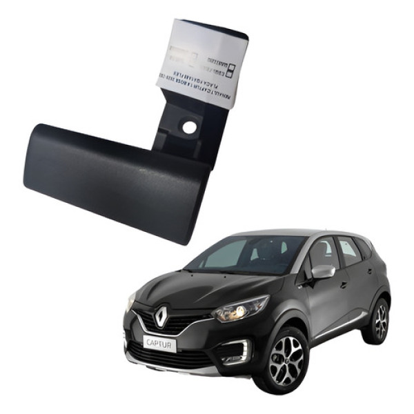 Manopla Regulagem Altura Volante Renault Captur 2018 A 2021 Preto Lisa