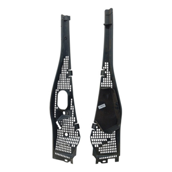 Grade Churrasqueira Esquerdo Dus Renault Sandero 2012 2012 Preto Plástico