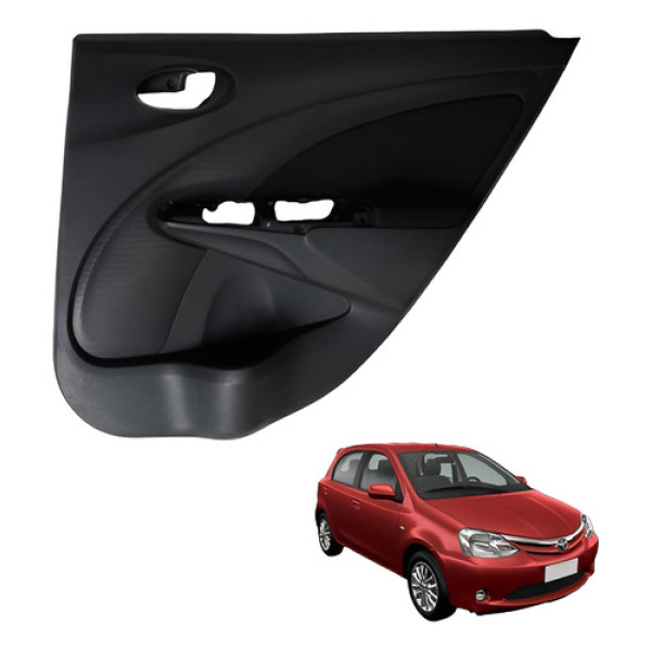 Forro Porta Tras Direito Hatch L.d  Toyota Etios 2013  2018 Água