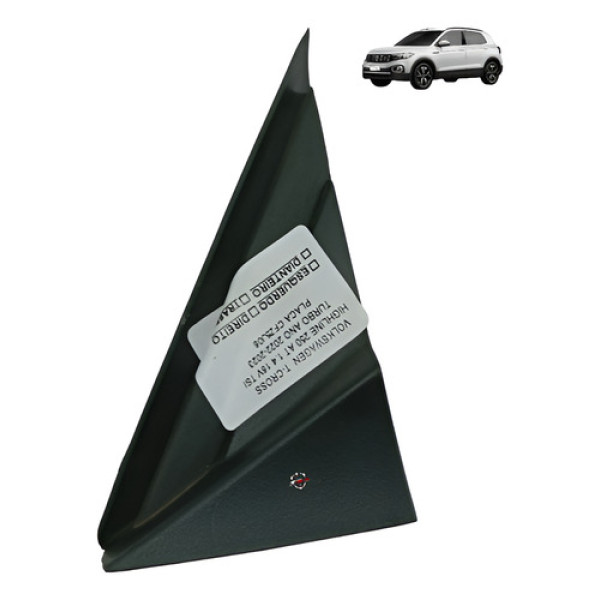 Acabamento Externo Retrovisor Esquerdo Volks T-cross 2023