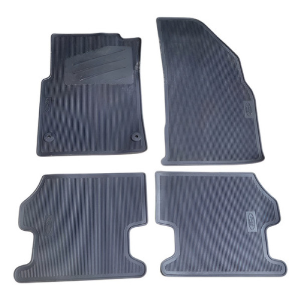 Jogo Tapete Ford Fiesta Sedan 1.6 8v Flex 2006 Preto