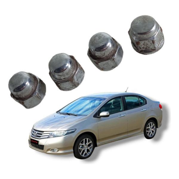 Jogo Porca Roda Honda City 2009 A 2013