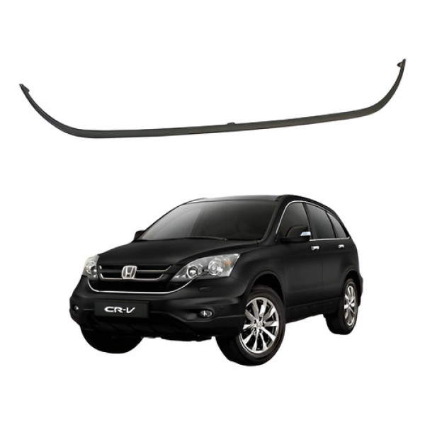 Friso Inferior Grade Dianteira Honda Crv 2008 Verde-escuro