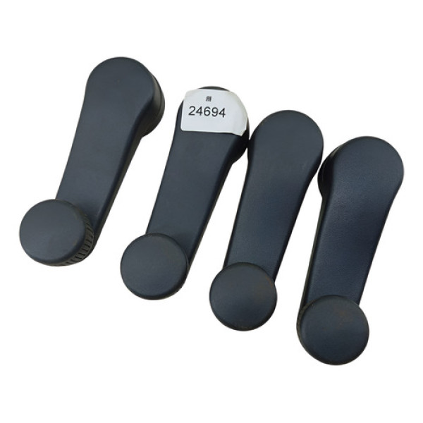 Jogo Manivela Vidro Vw Gol Parati Voyage 2004 2010 Preto