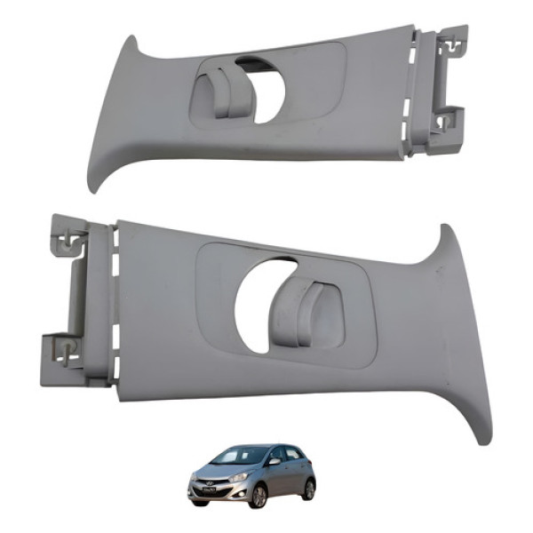 Par Moldura Coluna Central Hyundai Hb20 2013 2019 858401s000