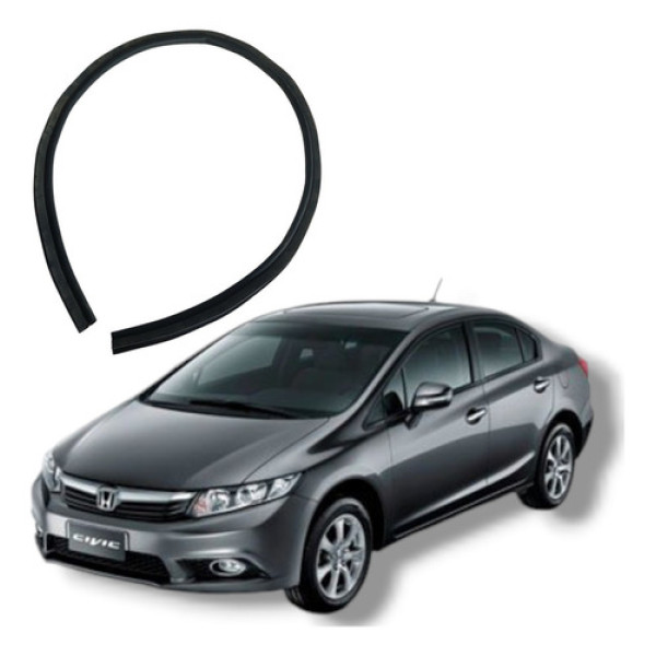 Borracha Guarnição Capô Honda Civic Lxs 2012 2016