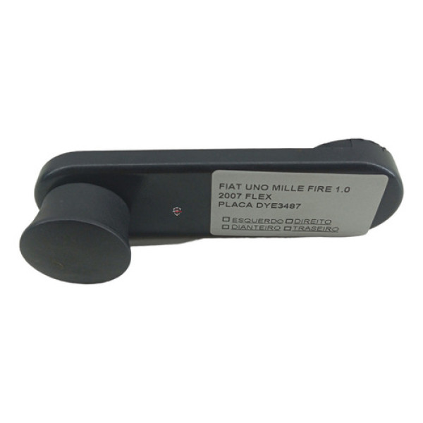 Manivela Vidro Porta Dian. Dir. Fiat Uno Mille Fire 1.0 2007 Preto