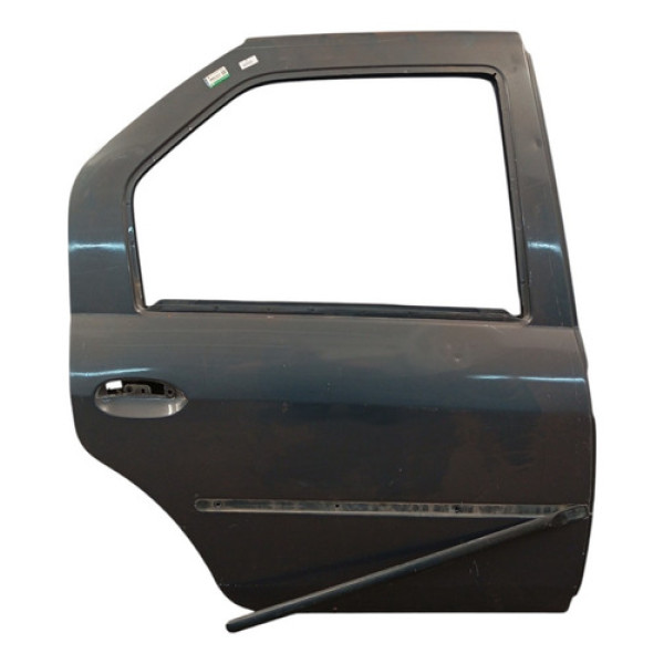 Porta Traseira Direita Renault Logan 2010 Traseira Direita Cinza