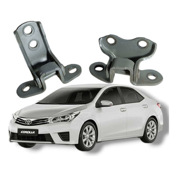 Par Dobradiças Porta Dianteira Direita Toyota Corolla 2016