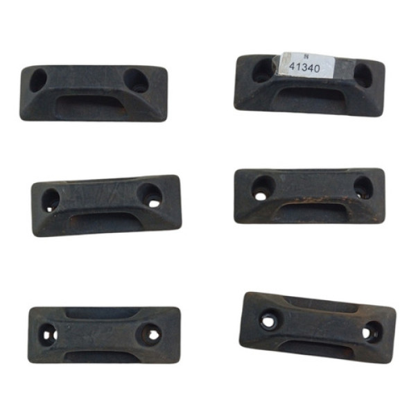 Jogo Gancho Cacamba Vw Saveiro G5 G6 2010 2016 Preto