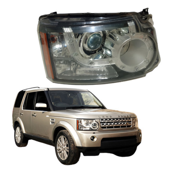 Farol Xenon Lado Direito Land Rover Discovery 4 2009  2013 Direito/passageiro