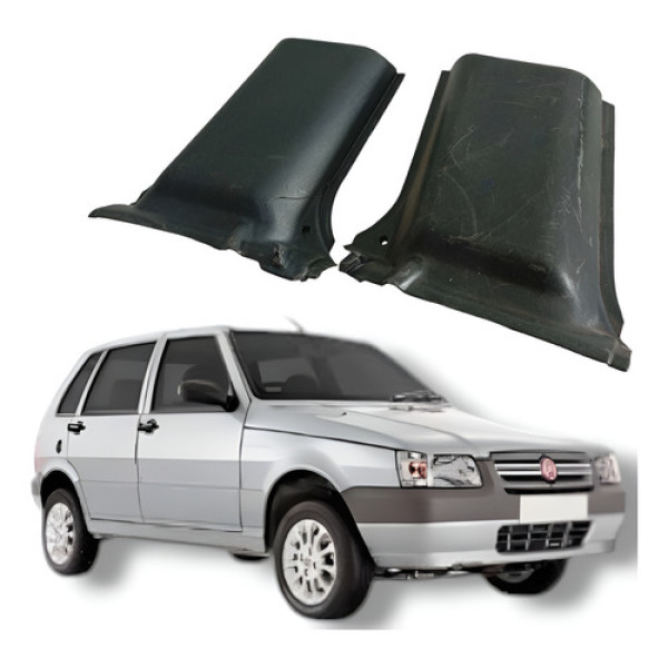 Par Acabamen Coluna Inferior  Fiat Uno Mille Fire 2008