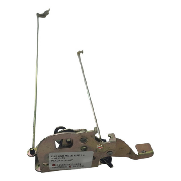 Fechadura Porta Tras. Esquerda Fiat Uno Mille Fire 1.0 2007