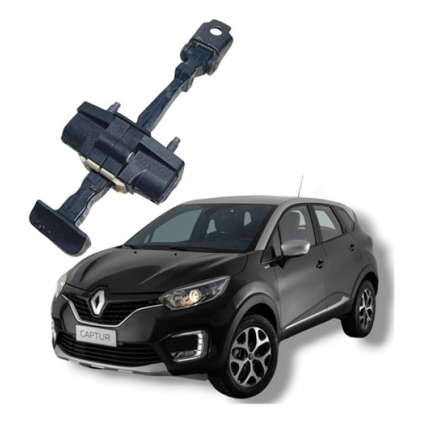Limitador Porta Traseira Direita Renault Captur 2018 A 2021 Traseira Direito Preto