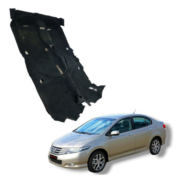Forro Assoalho Honda City 2009 A 2013 Preto
