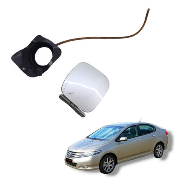 Portinhola Borracha Vedação Partida Fria Honda City 2009 14 Cinza