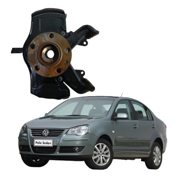 Montante Manga Eixo Dianteira Direita Vw Polo Sedan 1.6 2008