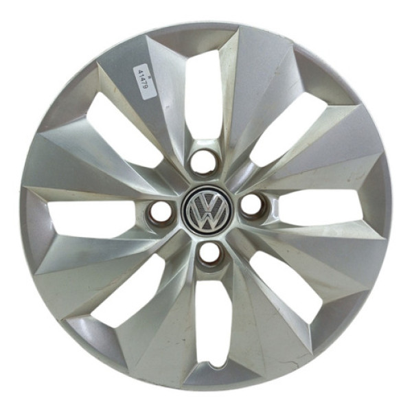 Calota Roda Aro 14 Vw Gol Voyage Saveiro G6 G7 2014 2018 Cinza