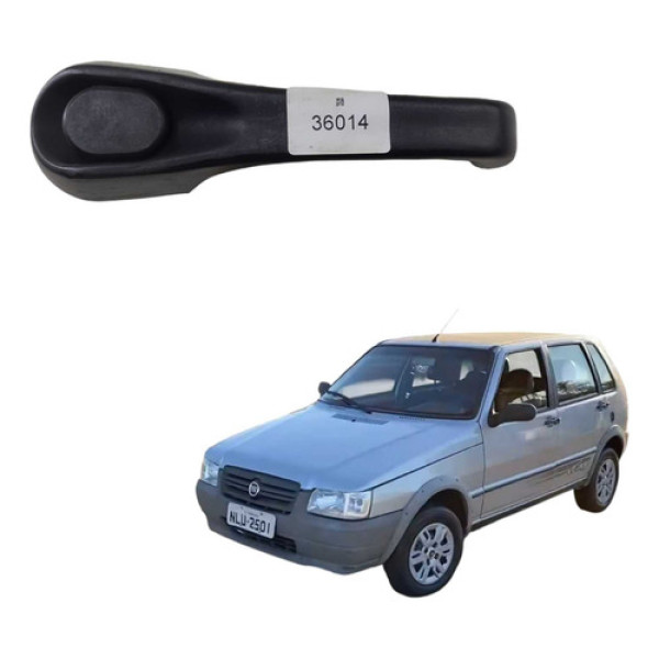 Maçaneta Externa Porta Tras Ld Fiat Uno Mille  2012 Preto Traseira