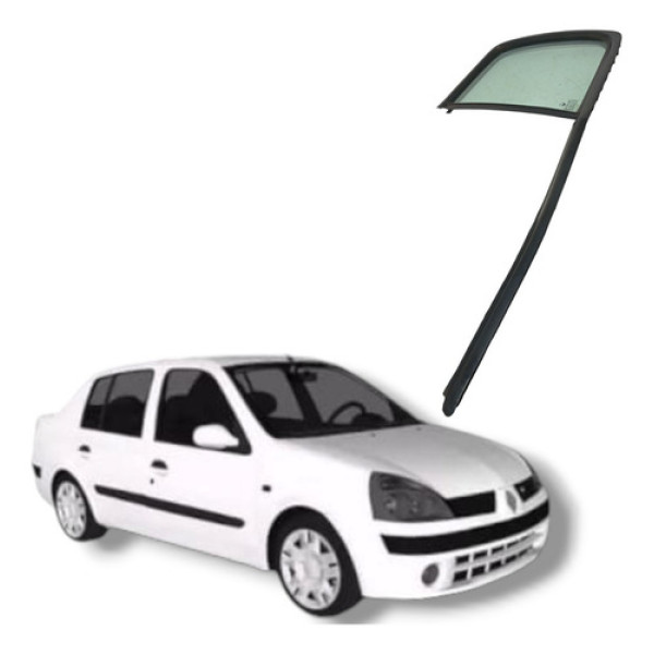 Vidro Fixo Traseiro Esquerdo Renault Clio Megane 2004