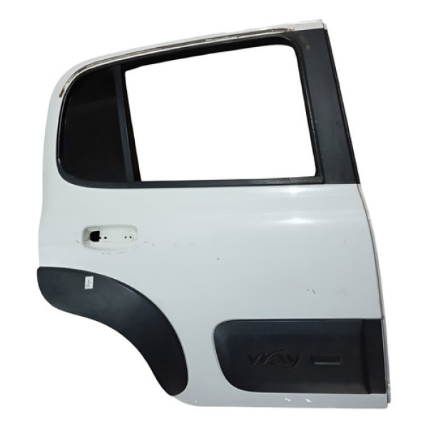 Porta Traseira Ld Fiat Uno Way 2020 Traseira Direito Branca