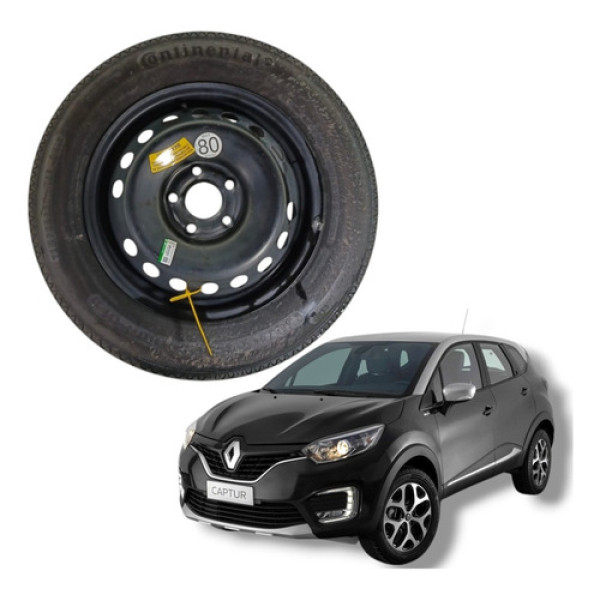 Roda Estepe Aro 16 T 145 90 R 16 106m Captur 2018 A 2021