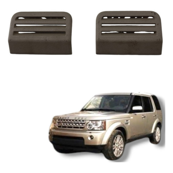 Par Acabamento Saida Ar Bagagito Discovery 4 2009 A 2013 Cinza