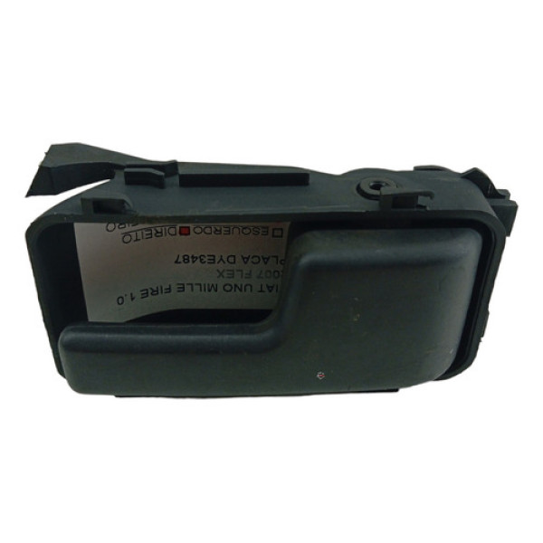 Maçaneta Interna Dian. Direita Fiat Uno Mille Fire 1.0 2007 Preto Dianteira