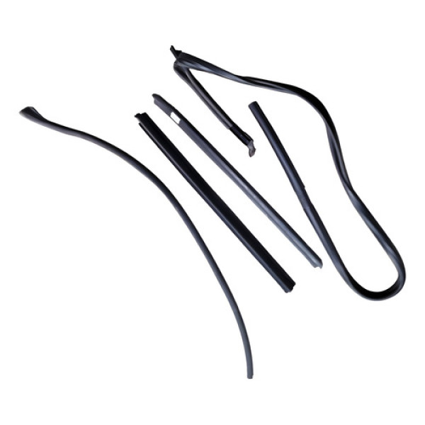 Kit Borracha Pestana Porta Tras Direita Toyota Etios 2018 Preto