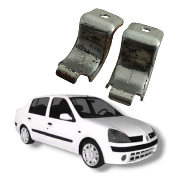 Par Abraçadeira Central Barra Estabilizadora Renault Clio 04