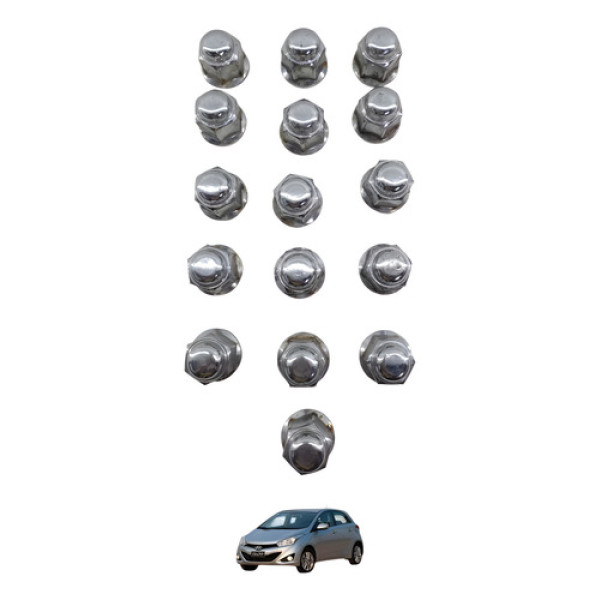 Jogo Porca Rodas Hyundai Hb20 2013 2019