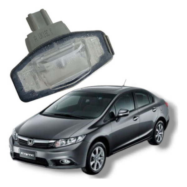 Luz Placa Lanterna Honda Civic Lxs 2012 2016