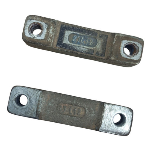 Par Suporte Calço Caixa Direçao Vw Crossfox 2011 2015