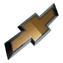 Emblema Grade Dianteira Chevrolet Onix 2013 A 2020 Cinza