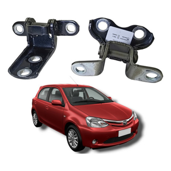 Par Dobradiça Porta Traseira Direita Toyota Etios 2012 2020