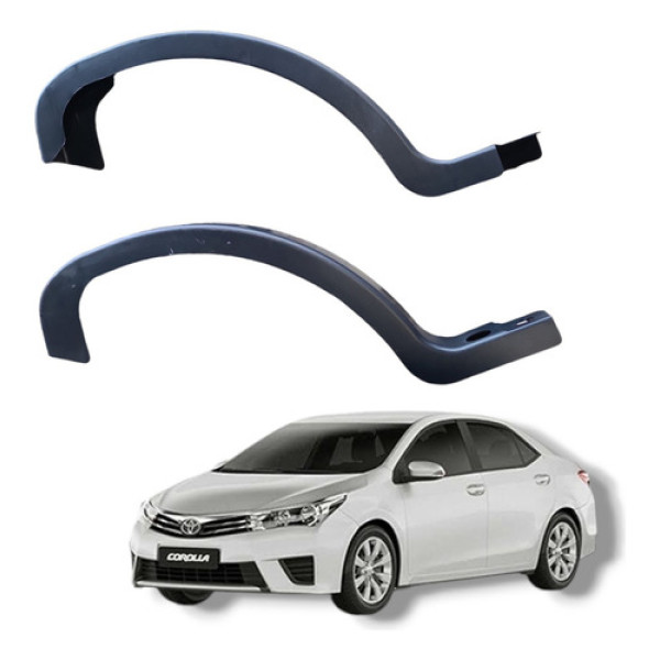 Par Moldura Dobradiça Tampa Acabamento Toyota Corolla 2016
