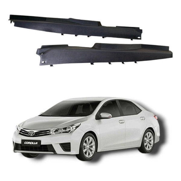 Par Acabamento Inferior Coluna Traseira Toyota Corolla 2016